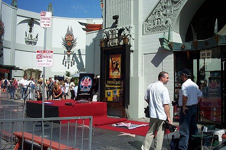 The scene before the ceremony